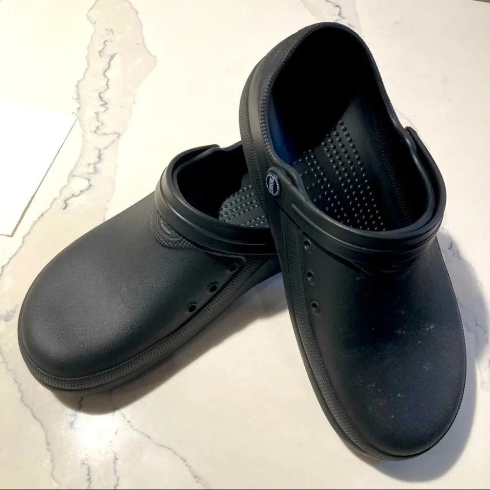 FROGGZ Sz 11 W Shoes for Crews Croc Style Comfort Slip On Clogs Unisex